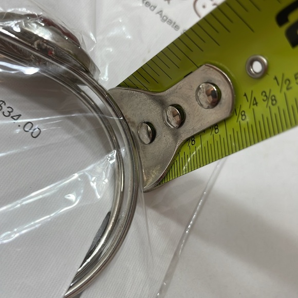•NWT• RED VELVET BIJOUX // cuff bracelet // red agate stone // peace gemstone - Picture 9 of 10